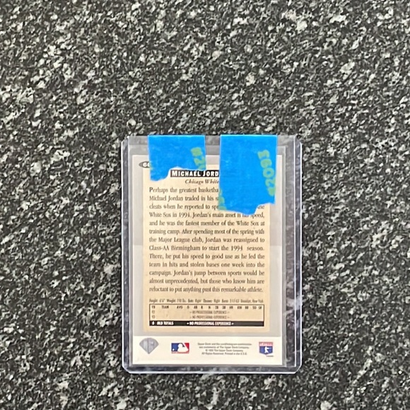 Michael Jordan Upper Deck Rookie Class Baseball Card - Picture 2 of 2